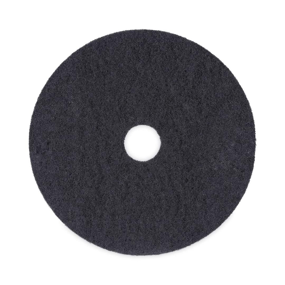 Boardwalk BWK4020BLA Standard Floor Pads, 20" Diameter, Black (Case of 5)