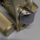 Passage Knurled Gold Color Door Handle - Durable, Stylish Interior Lever for Bedrooms & Bathrooms - Modern Design & Functionality