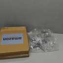 Christmas Tree Star Topper 10" Silver Christmas Tree Topper with Warm White LED Lights, Xmas Tree Topper Star Battery Powered Ornaments for Holiday Xmas Decorations, Home Party Decor