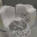 Gerson 2597400 Battery Operated Lighted Holiday Spinning Water Globe 6" D