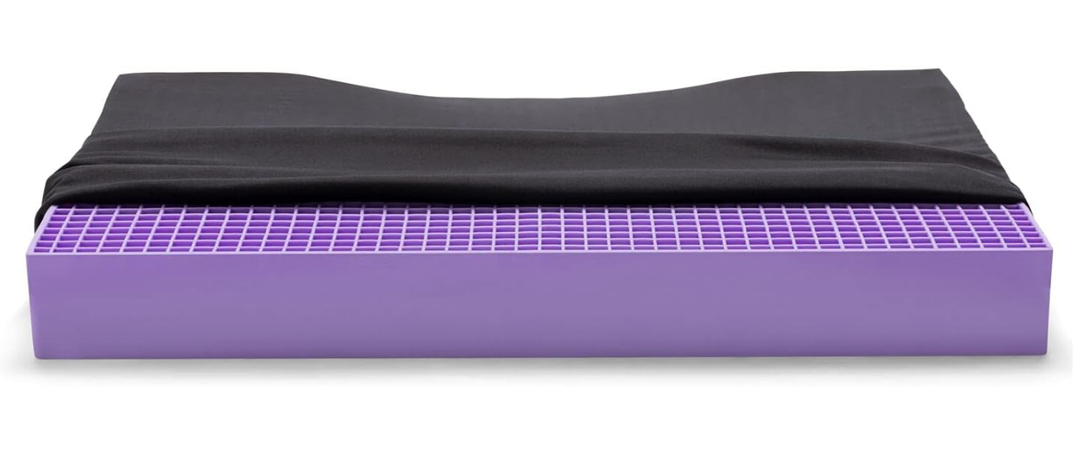 Purple Ultimate Seat Cushion, Large 2.5 Inch Gel Seat Cushion | GelFlex Grid for Office Chair, Gaming, Car - Pressure-Reducing for Long Sitting, Temperature-Neutral, No-Slip - Made in USA