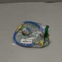 R134A Refrigerant Charge Hose, AC Recharge Hose with Gauge AC Refrigerant Charge Hose Kit with 1/2 Can Tap Dispensing Valve and R134A Quick Coupler for Car AC Air Conditioning Refrigerant