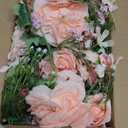 DearHouse 2Pack Artificial Peony Flower Garland - Silk Peony Garland with Pink Flowers for Wedding Party Table Decoration,6ft/Strand