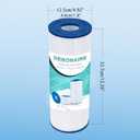 DEBONAIRE CC150 Pool Filter Cartridge Replacement for Clean & Clear CCRP150, Compatible with Pleatco PAP150, Pentair R173216, Unicel C-9415, Filbur FC-0687, 160317, 160355, 160352,150 sq.ft.1 Pack