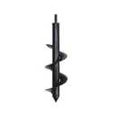 3.15 * 11.81in Auger Drill Bit for Planting, Garden Ground Spiral Hole and Bulb Planter Tool for Umbrella Holes
