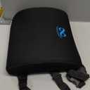 Everlasting Comfort Lumbar Support Pillow for Office Chair - Memory Foam Back Cushion for Car Seat - Promotes Better Posture, Back Pain Relief - Ideal Gaming and Desk Chairs Work and Home Essentials (A. Black Mesh)