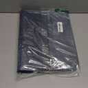 Embossed Faux Leather Zippered Padfolio with 3 Ring Binder, Executive Portfolio Organizer Binder for Women, Fits 13.9" Laptop/Tablet, Refillable Writing Pad Pocket, Blue (Zipper Portfolio(13.7"x11"x1.57"))