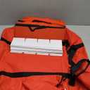 ZOBER Christmas Ornament Storage Box - Stores 200 3" Ornaments with Individual Trays - Tear Proof 600D Oxford Fabric - ornament organizer storage box (Red, 200-3" Ornaments)