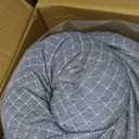 Wedge Headboard Pillow for Bed, Twin Dorm Headboard Pillow Support for Sitting Up, Reading, Relaxing, Bolster Pillow with Removable Washable Cover, Blue
