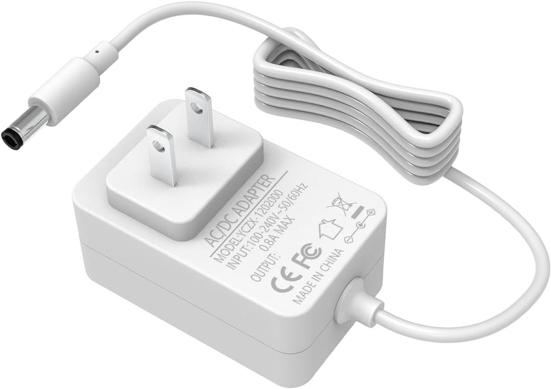 12V 2A DC Power Supply Transformer,100-240V 50/60Hz Universal AC Power Adapter Charger with 5.5mm x 2.5mm Barrel Plug DC Cord