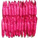 40 Soft Heatless Hair Curlers - Large Overnight Pillow Sponge Rollers for Curly Hairstyle (Rose red)