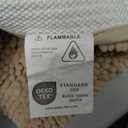 Ultra Soft Texture Chenille Plush Bath Rugs Floor Mats, Hand Tufted Bath Rug Non Slip Microfiber Door Mat for Kitchen/Entryway/Living Room, Beige,  29L x 20W 