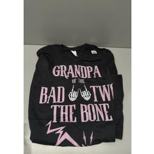 Grandpa of the Bad Two The Bone Rock-and-Roll 2nd Birthday T-Shirt