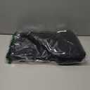 Runcati Mens Trench Coat Notch Lapel Zip Up Overcoat Casual Winter Long Business Pea Coat (Black)