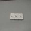 3 x RAHAN 2pcs Rechargeable Headlights for Shoe Charm Accessories,Flashlights Attachment for Shoe, LED Clogs Light with 3 Light Modes for Dog Walking, Camping, Running, Suitable for Adults Kids, Green