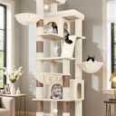 Globlazer 80in Extra Large Tall Corner Cat Tree Tower, S80G, Beige