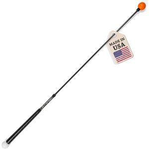 Orange Whip Lightspeed Golf Swing Trainer Aid Patented & Made in USA- Speed Stick Improves Speed, Distance and Accuracy (45"), 43inchi