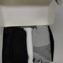 CelerSport 3 Pairs Compression Socks for Men and Women 20-30 mmHg Running Support Socks (Large-X-Large, Black + White + Grey)