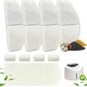 2 x YPD-C015W Smart Cat Fountain Filter Set: 4 Replacement Filters+4 Water Pump Filters+16 Replacement Sponges, Only for Item Model Number: HALKYDY YPD-C015W