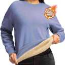 G Gradual Sherpa Sweatshirt for Women Fleece Sweatshirts Crewneck Pullover Warm Sweaters for Winter (White, XL)