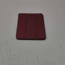 Akkerds Compatible with iPad (A16) 11th Generation Case 11 Inch 2025, for iPad 10th Generation Case 10.9 Inch 2022 with Pencil Holder, Slim Trifold Stand Protective Cover with Soft TPU Back, WineRed