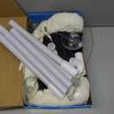 Fluffy Cat Window Bed for Indoor Cats  Strong Suction Cup Hammock with Breathable Mesh and Soft Cushion, Supports Large Cats