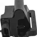 Square Ignition Coil Pack Compatible with 4.8 5.3 6.0 V8 2001 2002 2003 2004 2005 2006 Chevy Silverado 1500 2500 HD Suburban Avalanche Express GMC Sierra Yukon Savana Cadillac Escalade, IC400 D581
