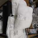 Set of 3 Ultra Plump Cotton Fabric Throw Pillow Inserts, Filler for Decorative Cushion Cover, 18 X 18 Inches, There are Multiple Sizes to Choose from