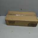 WOPITUES Floating Shelves for Wall with Cube Shelf, Wall Shelves with Metal Rail for Bathroom Decor, Bathroom Organizers and Storage, Over Toilet Shelves for Toilet Paper-Black (15.7 inch)