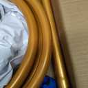 OurWarm 9.35Ft & 6Ft Gold Balloon Arch Stand, Free Bending Shape Balloon Arch Kit, Half Arch Balloon Stand with Base for Floor, Ideal for Wedding Birthday Baby Shower Graduation 4th of July Decoration