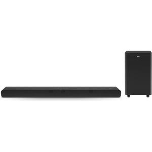 TCL Alto 8 Plus 3.1.2 Channel Dolby Atmos Smart Sound Bar with Wireless Subwoofer, WiFi, Works w/Alexa, Google Assistant & Apple Airplay 2, Bluetooth  TS8132, 39-inch, Black