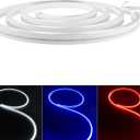 Boat Accent Courtesy LED Light RBW(6000K) Color Changing No Controller Needed 2 Wire Switch Control, 12VDC IP67 Waterproof for Yachts Marine RV