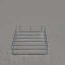 Acrylic Eyeshadow Palettes Organizer Makeup Organizer for Vanity 7 Compartment Storage Rack for Makeup Stands Cabinets