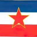 AZ FLAG - Yugoslavia Flag - 3x5 Ft - 100D Polyester Yugoslavian Banner with Two Metal Grommets - Fade Resistant - Vivid Colors - 3' x 5' Feet - 150x90 Cm