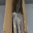 Urban Deco Cylinder Stands for Party, Set of 3 Gold Metal Hexagon Cake Pedestal Stand with Marbled Countertop, Flower Plant Pedestal Stands for Display Parties Wedding Birthday Decor, 3PCS, Gold