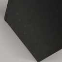 Essentra Home Matte Black Collection Square Tissue Box Cover