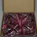 24 Pcs Velvet Bows for Christmas Tree Vintage Ribbon Bows for Crafts Garland Home Coquette Wedding Birthday Decor(9 x 13 Inch, Width of 1",Burgundy)