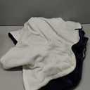 JOLLYVOGUE USB Heated Blanket Throw, Wearable & Portable Heating Electric Blanket for Adults, 3 Levels & 8 Heating Zone Shawl for Indoor & Outdoor, Blue (Battery Not Included)