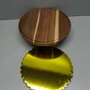 Acacia Wood Cake Stand with Lid, Multi-Functional Cake Display Stand, Flips to Charcuterie Board & Chips Dip Tray, Ideal for Weddings, Parties, Daily Entertaining & Kitchen Decor