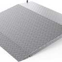 Steel Threshold Ramp, Door Ramp with Adjustable Height for 3.0" to 6.0", Doorway Threshold Ramp for Wheelchairs/Walkers/Carts/Scooters(39.4" W x 25.6" L)
