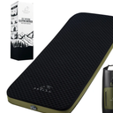 Self-Inflating Sleeping Pad for Camping - 4” Thick Memory Foam Camping Air Mattress with Waterproof Backpack - Ultralight Single Inflatable Sleeping Mat for Backpacking, Tents, SUVs & Trucks