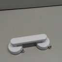 Suction Cup Handle Suitable for Various bathrooms, Kitchens, Showers, Sliding Glass Doors, Cabinets, Drawers (White)