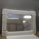 Vintage Gold Mirror 36x24, Black Decorative Mirror for Vanity with Gold Foil Carvings Solid Wooden Frame, Antique Handmade Aging, for Luxe Living Room, Entryway, Bathroom and Bedroom