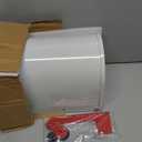 Mail Boxes for House Outside, RAINHOL White Mailboxes for Outside, Galvanized Steel Post-Mount Mailboxes, 20 x 8.7 x 6.7 inches