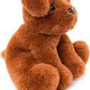 WEIGEDU Chocolate Labs Labrador Stuffed Animals, Stuffed Puppies, Retrievers Dog Plush Toys for Kids Boys Girls Birthday Bedtime Gifts, 7.9 inches, Brown Chocolate
