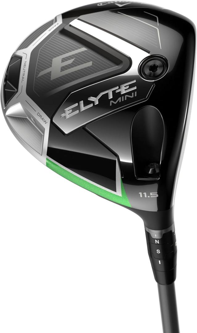 Callaway Golf Elyte Mini Driver, Left Handed, Denali Charcoal 50 Gram, Regular, 11.5 Degrees