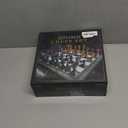 18.5" Large Chess Set for Adults with Zinc Alloy Heavy Chess Pieces Portable Folding Chess Board Travel Chess Set Board Game Gift  Staunton Chess Pieces