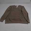 COOFANDY Men V Neck Dress Sweater Knit Long Sleeve Casual Slim Fit Pullover Sweater (3X-Large, Dark Khaki)