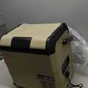 EENOUR D18 12 Volt Car Refrigerator, Portable Freezer 19Qt/18L Battery & Solar Powered Cooler 25W, -4~50, 12/24V DC, 110~240V AC, Electric Cooler Ideal for Road Trips, Camping (Battery Not Included) (Khaki)