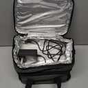 Rechargeable Heated Lunch Box for Men, 1.3L Cordless Electric Lunch Box for Adults with Smart Scheduled Heating, Portable Food Warmer with Complete Accessories (Gray)